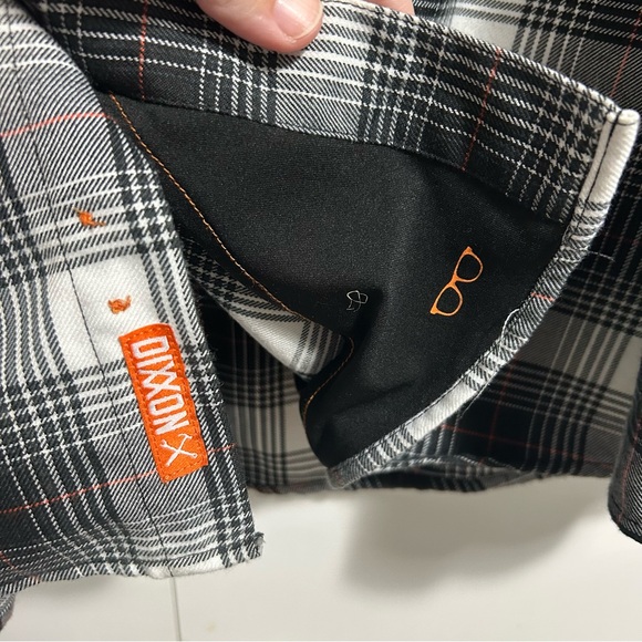 Dixxon ARTHUR Men’s 3X Plaid Long Sleeve Button Up Halloween Fall Flannel Shirt - Picture 5 of 13